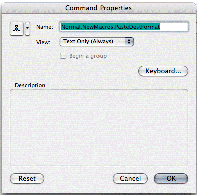 ms-word for mac 2008 default paste unformatted text
